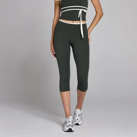 MP Dam Tempo Contrast Capri - Tvättad Svart