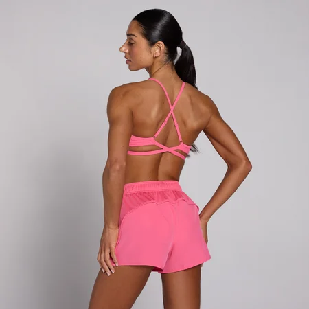 MP Women's Tempo Sport-BH med Justerbara Remmar - Vibrant Pink