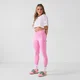 MP Dam X Tatiana Contrast Dipped Waist Tights - Pretty Pink