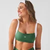 MP Dam X Tatiana Contrast Twist Back Sport-BH - Palm Green