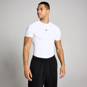 MP Herr Training Kortärmad Baslager - Vit - Size XXL