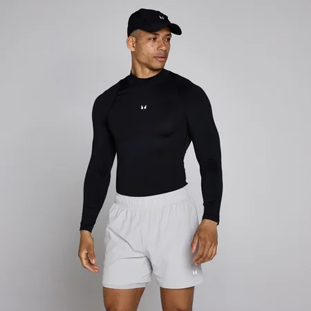 MP Men's Training High Neck Long Sleeve Baselayer - Svart