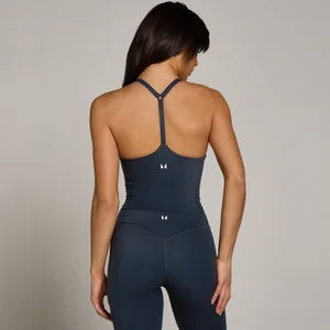 MP Dam Tempo Racerback Linne med Band - Marinblå - Size XS