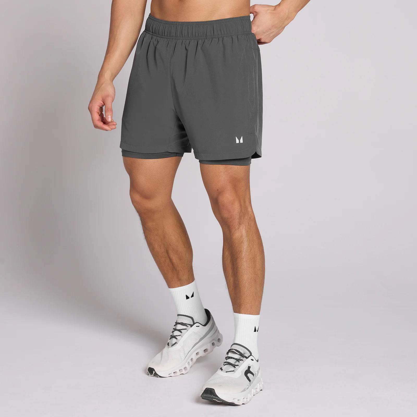 MP Men's 5" 2-in-1 Training Shorts - Dark Grey - M Bild 1