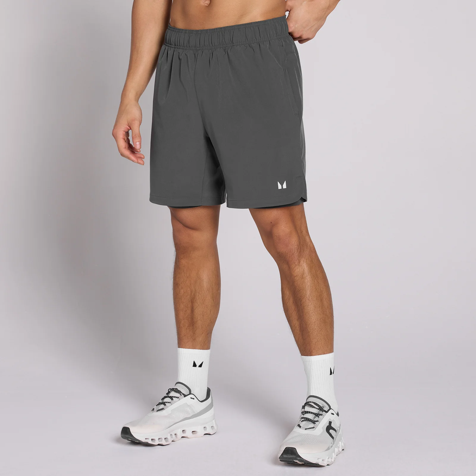MP Men's 7" 2-in-1 Training Shorts - Dark Grey - L Bild 1