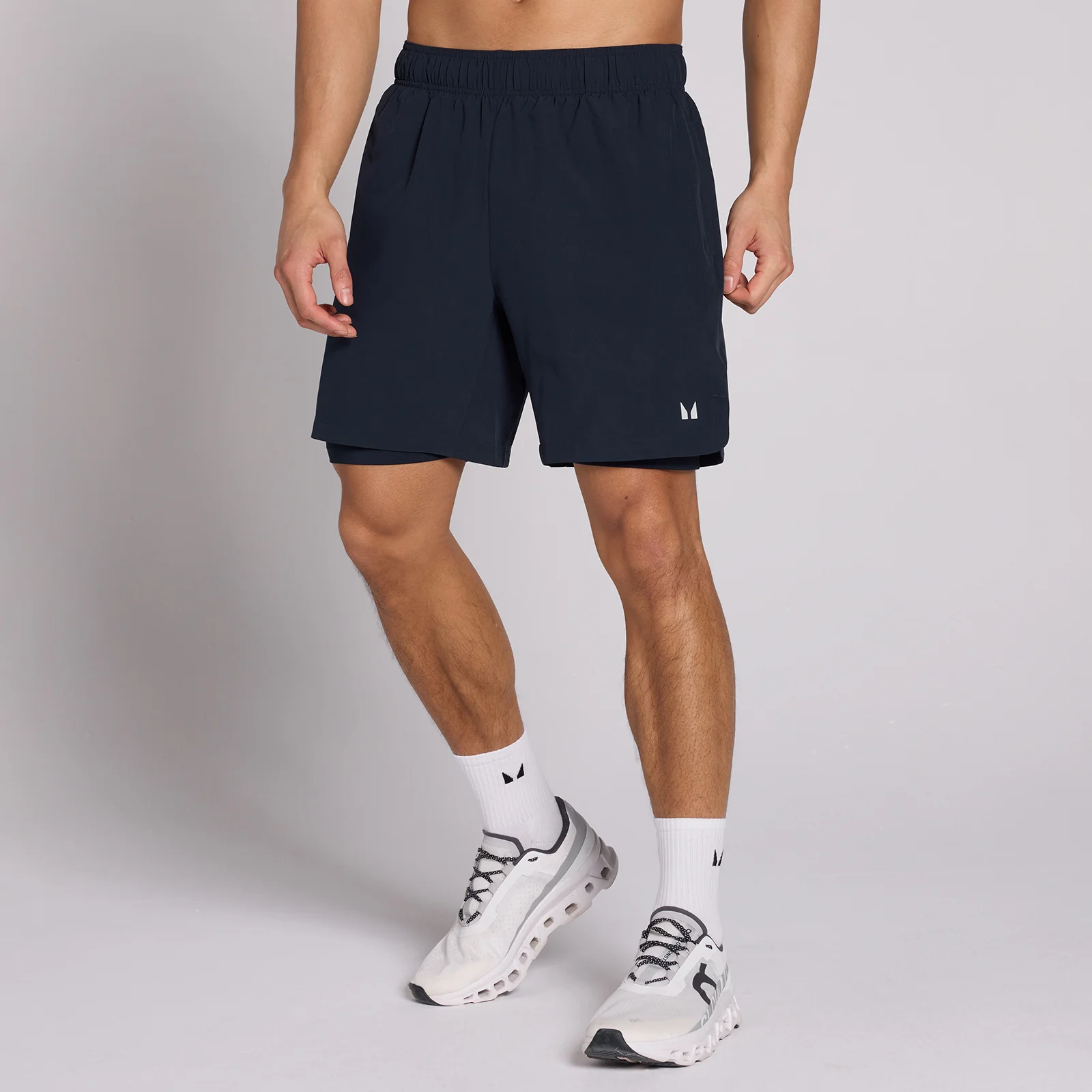 MP Men's 7" 2-in-1 Training Shorts - Dark Navy - S Bild 1