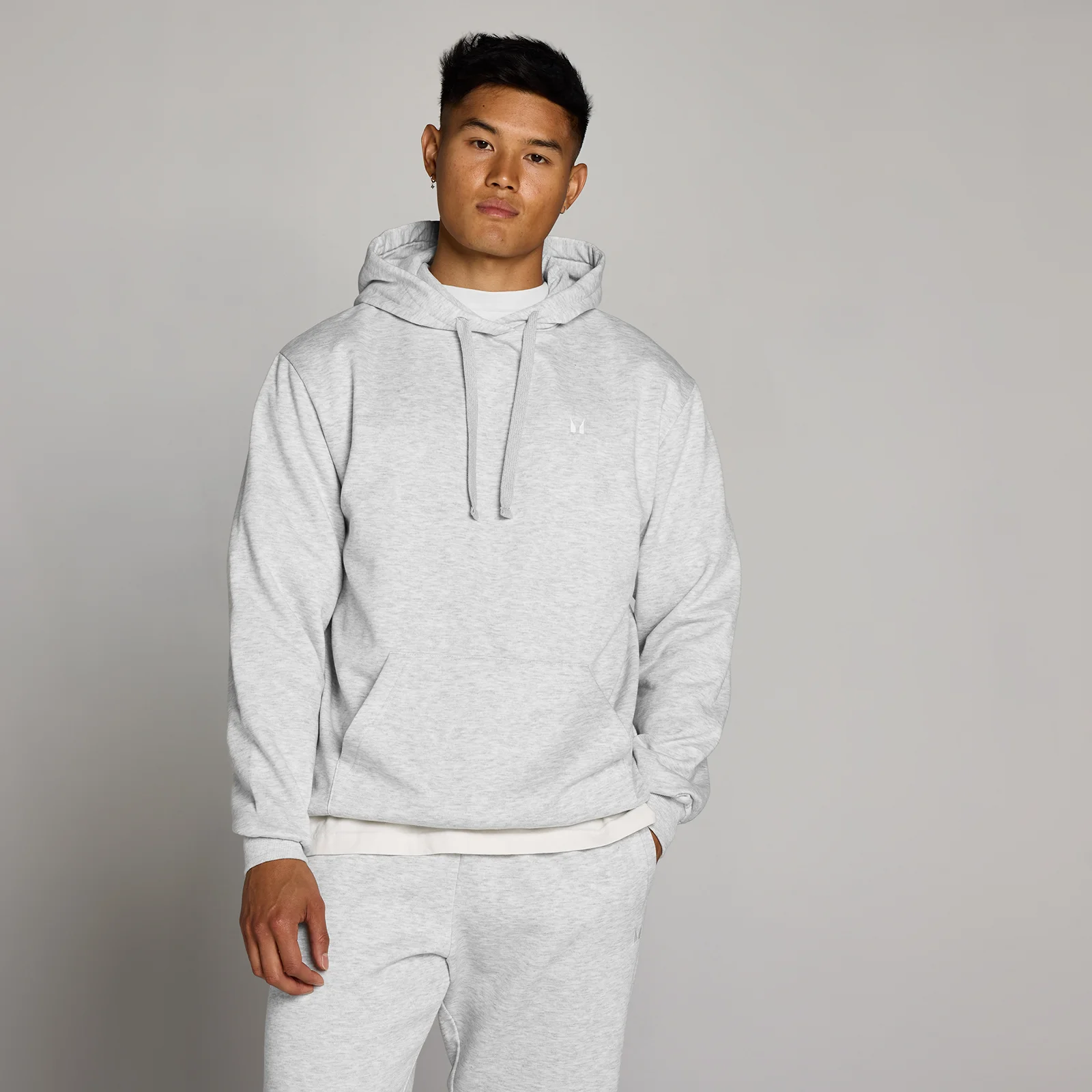 MP Herr Rest Day Hoodie - Ljusgrå Melerad - XXL Bild 1