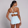 MP Dam Tempo Twist Back Sport-BH - Babyblå