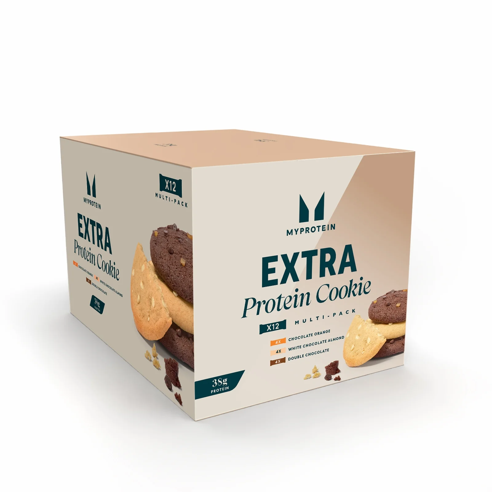 Extra Protein Cookie Variety Box | 12 Cookies - 12cookies - Chocolate, Variety Bild 1