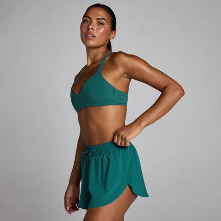 MP Sport-BH Tempo Twist Back för kvinnor - Rich Teal