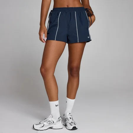 MP Vävda shorts Tempo Contrast Tie för kvinnor - Midnight
