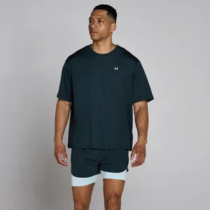 MP Hybrid Oversized Mesh T-shirt för Män - Faded Blue - Size M