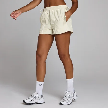 MP Vävda shorts Tempo Contrast Tie för kvinnor - Desert Dust