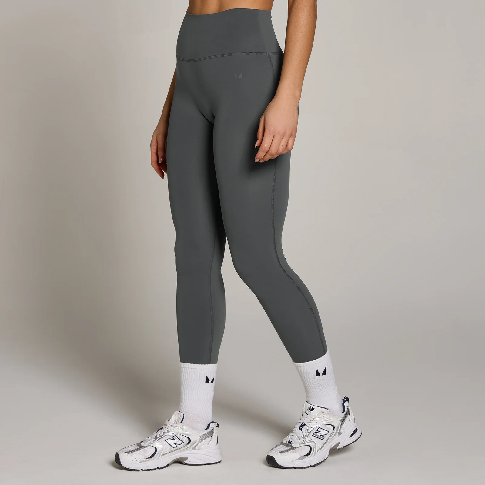 MP Dam Tempo Hög Midja Tights - Mörkgrå - S Bild 1