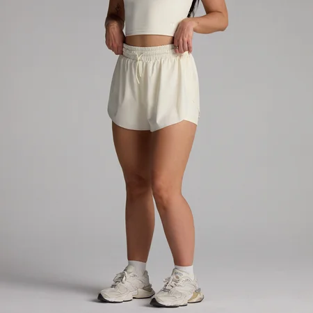 MP Women's Tempo 2-i-1 luftiga shorts - Coconut