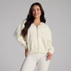 MP Dam Basics Huvtröja med Blixtlås - Coconut