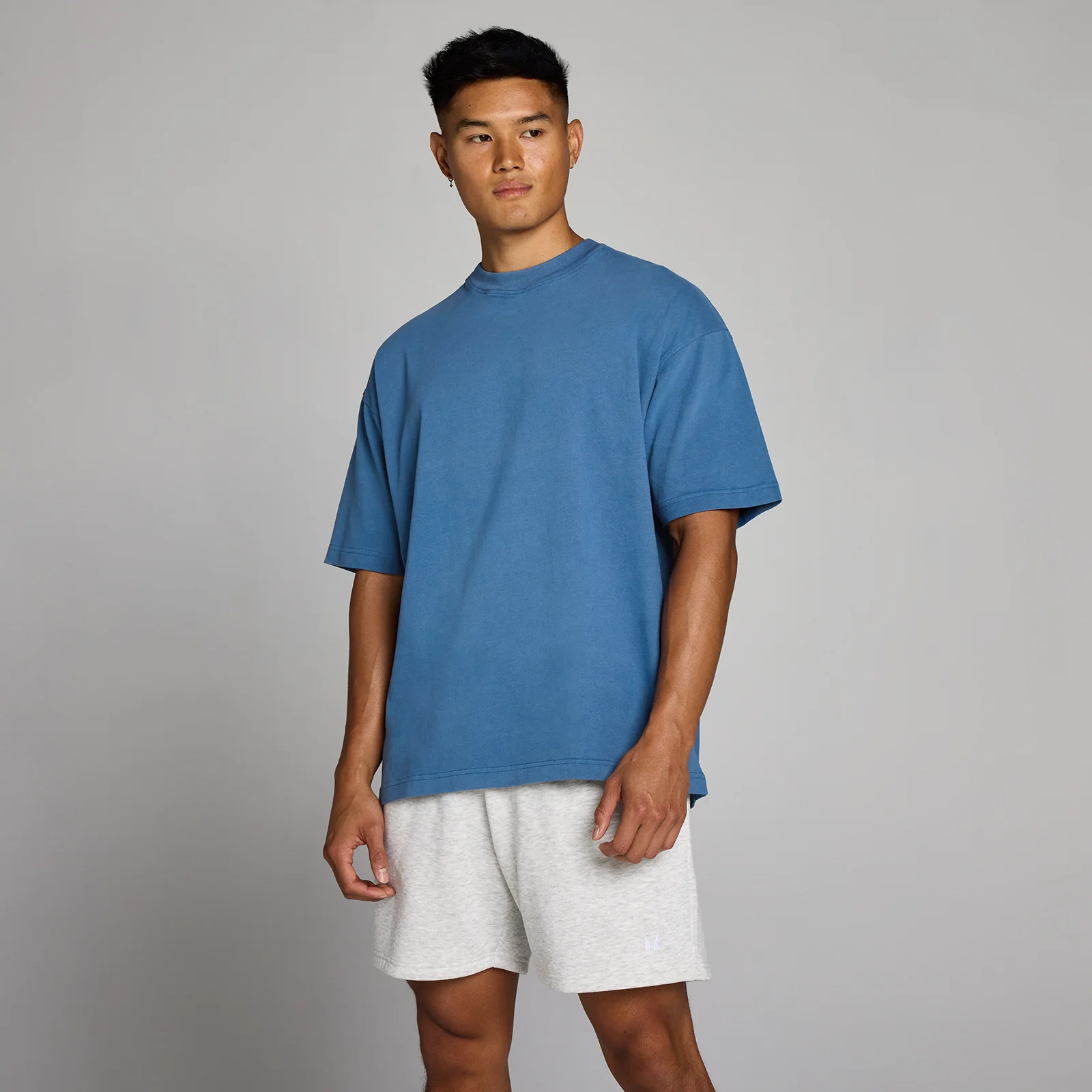 MP Men's Washed Oversized Cotton T-Shirt - Track Blue - XS Bild 1