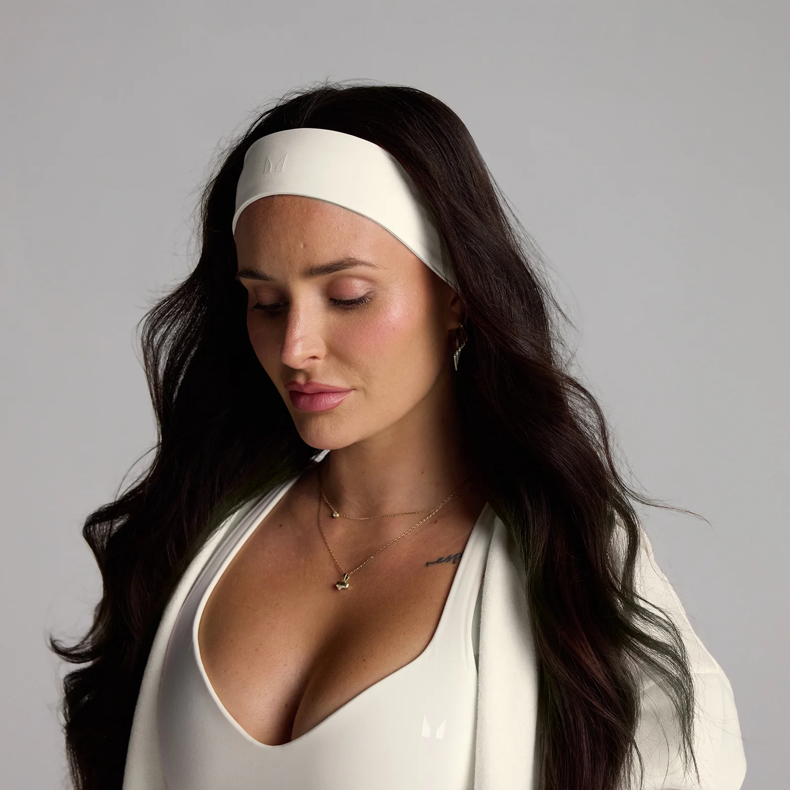 MP Tempo Slim Headband - Kokosvit Bild 1