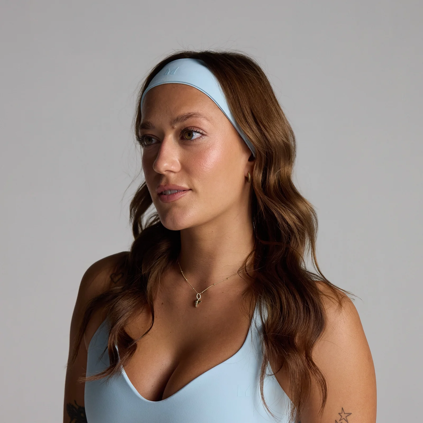 MP Tempo Slim Headband - Himmelsblå Bild 1