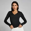 MP Dam Tempo Long Sleeve Collared Top - Svart