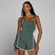 MP Women's Velocity Contrast Pleated All In One - Molngrön
