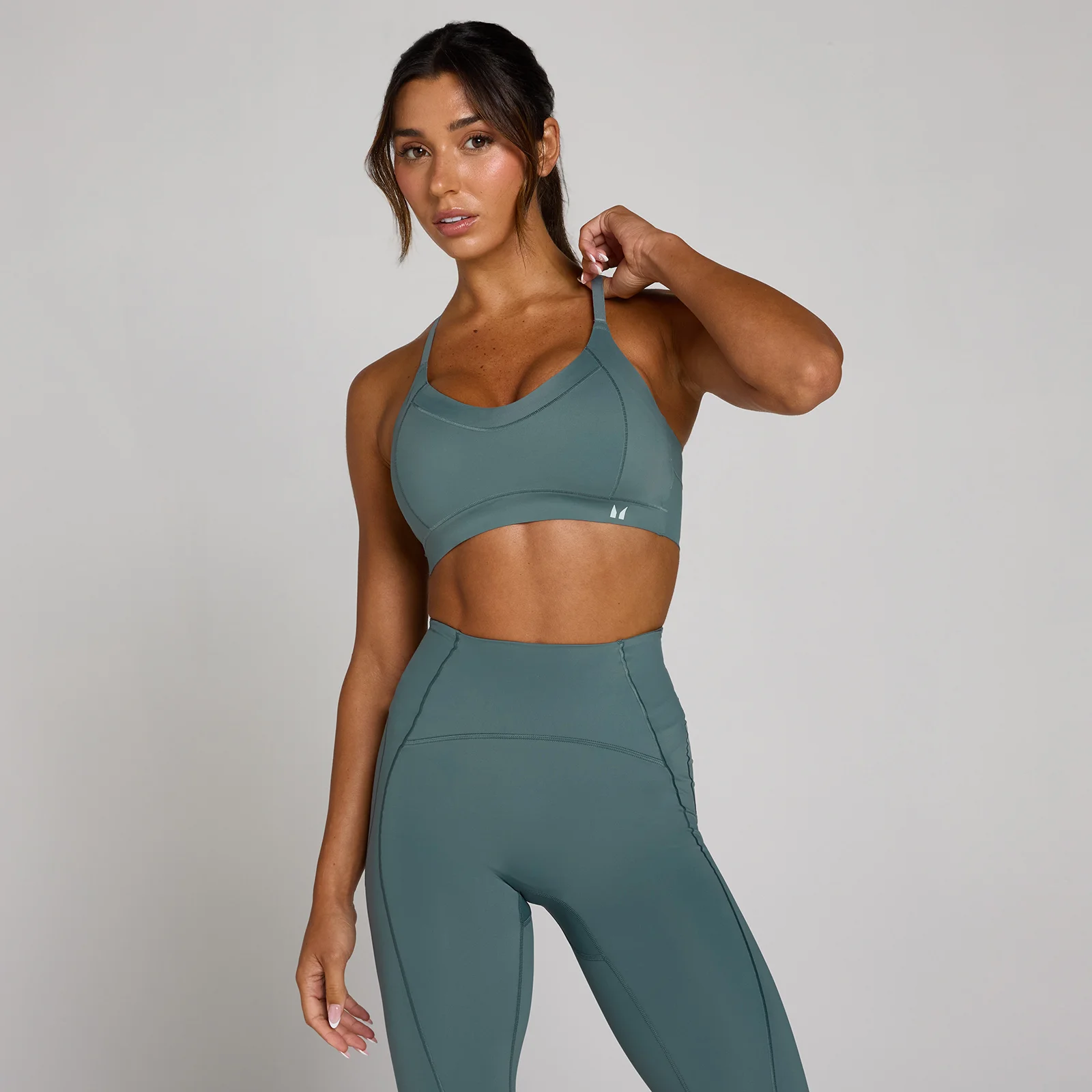 MP Womens Tempo Ultra Racerback Sport-BH - Future Blue - XS Bild 1