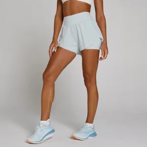 MP Womens Tempo Ultra Plisserade Löparshorts - Blue Aura - Size XS