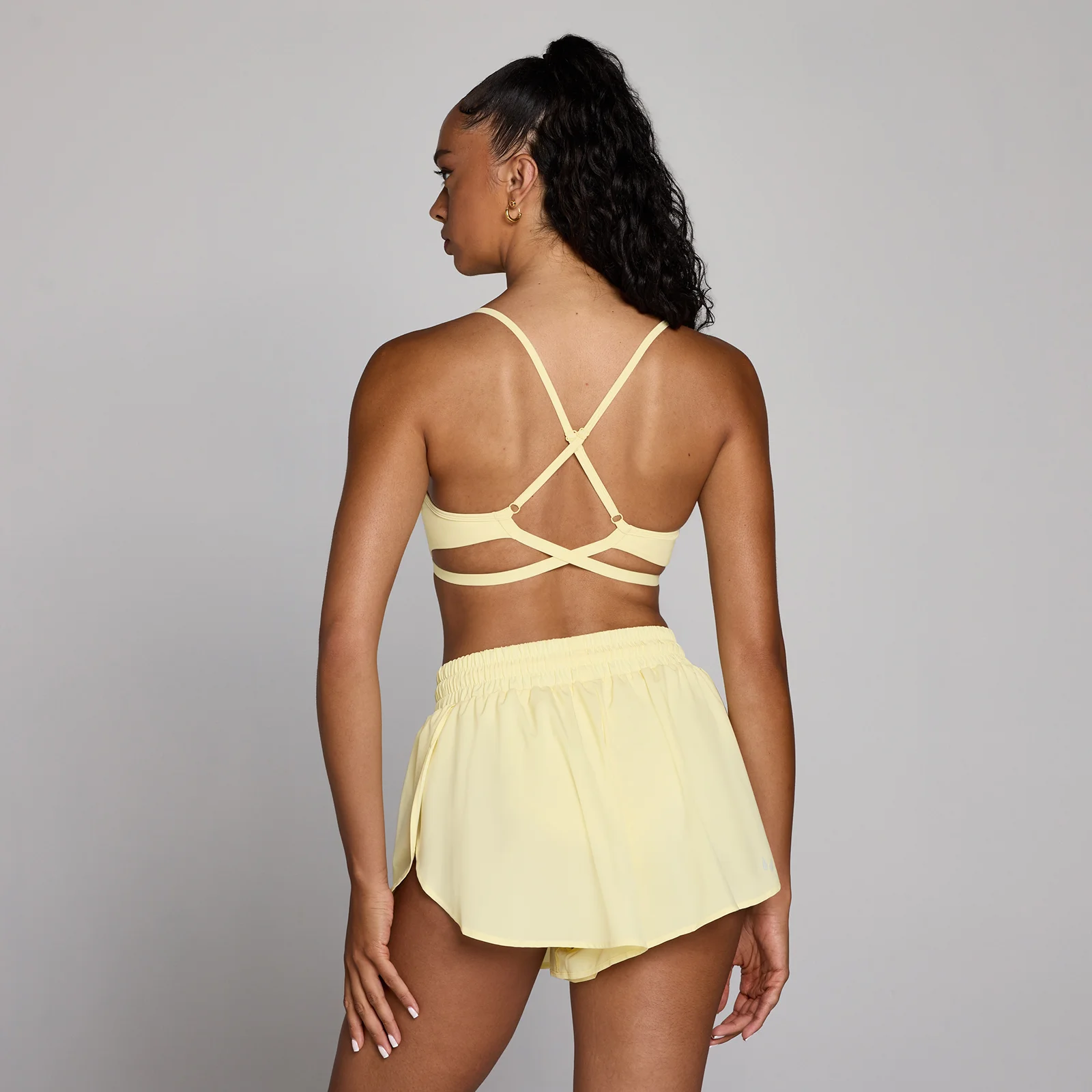MP Women's Tempo Adjustable Strappy Back Sports Bra - Smörgul - XS Bild 1