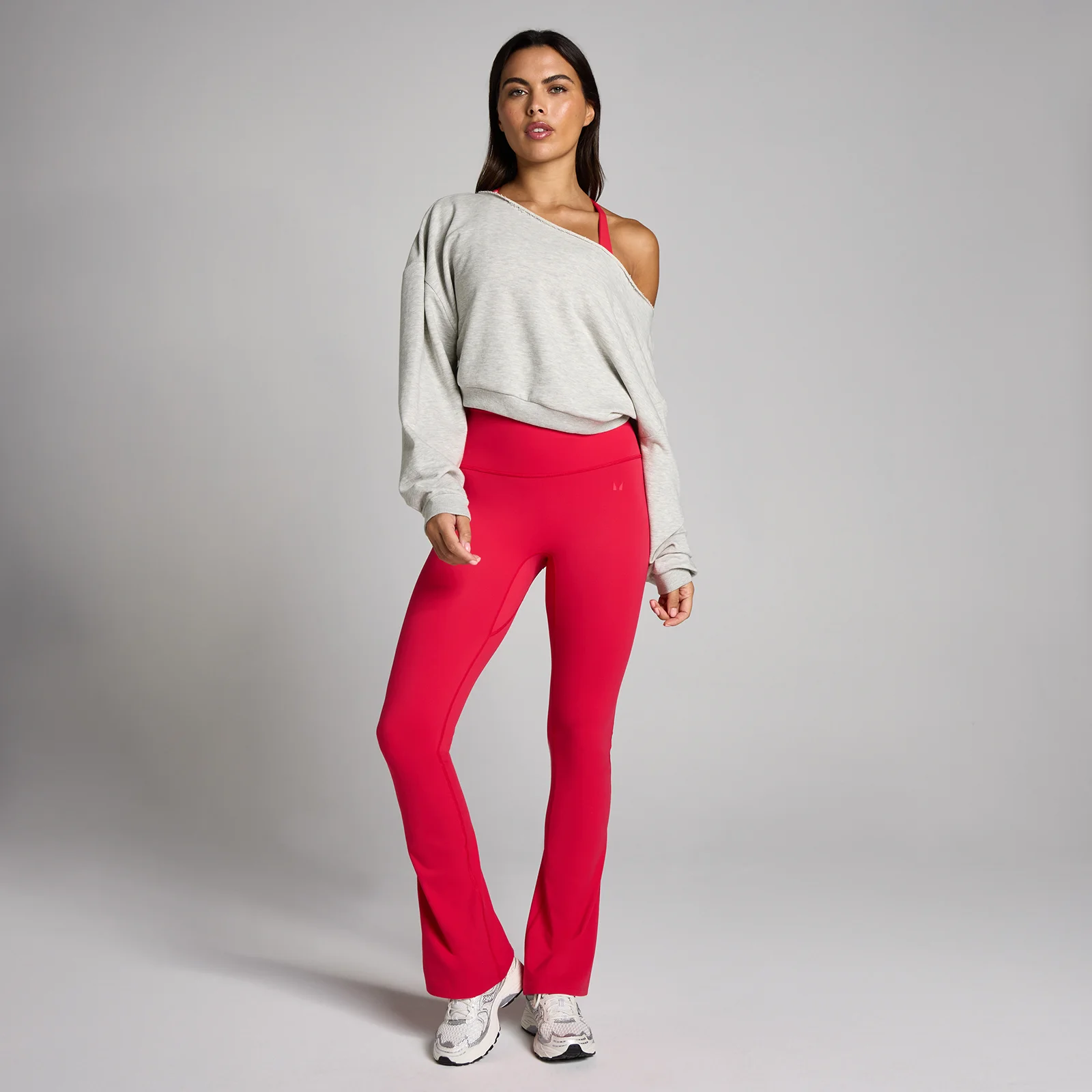 MP Dam Off The Shoulder Sweatshirt - Grå melerad - S Bild 3