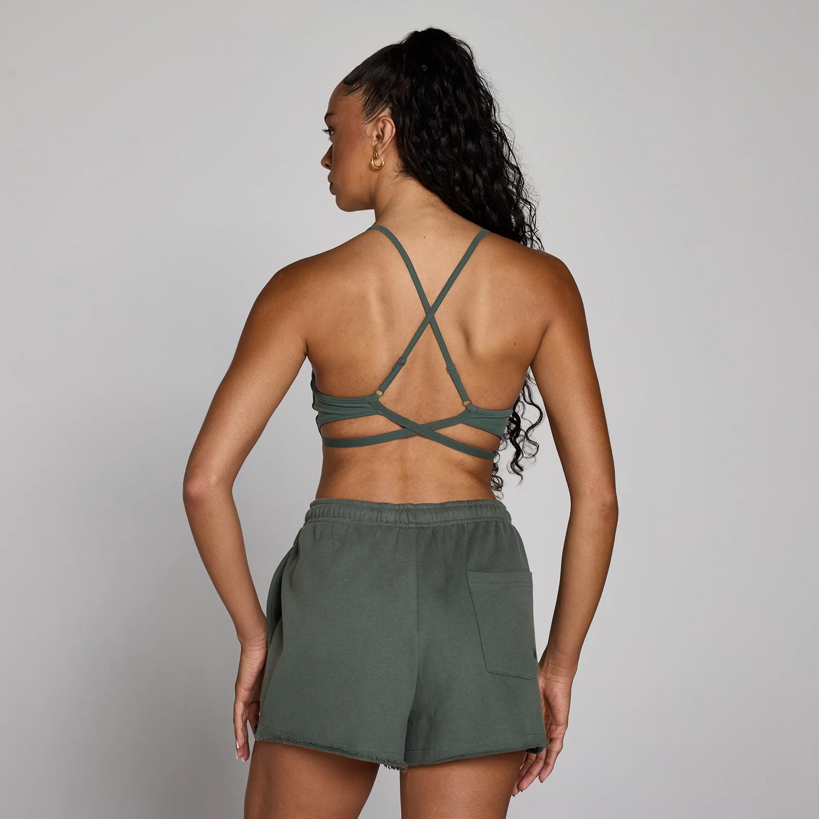 MP Women's Tempo Adjustable Strappy Back Sport-BH - Cloudy Green - M Bild 1