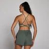 MP Women's Tempo Adjustable Strappy Back Sport-BH - Cloudy Green
