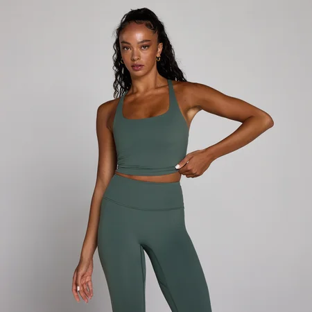 MP Women's Tempo Strappy Racerback Linne - Cloudy Green