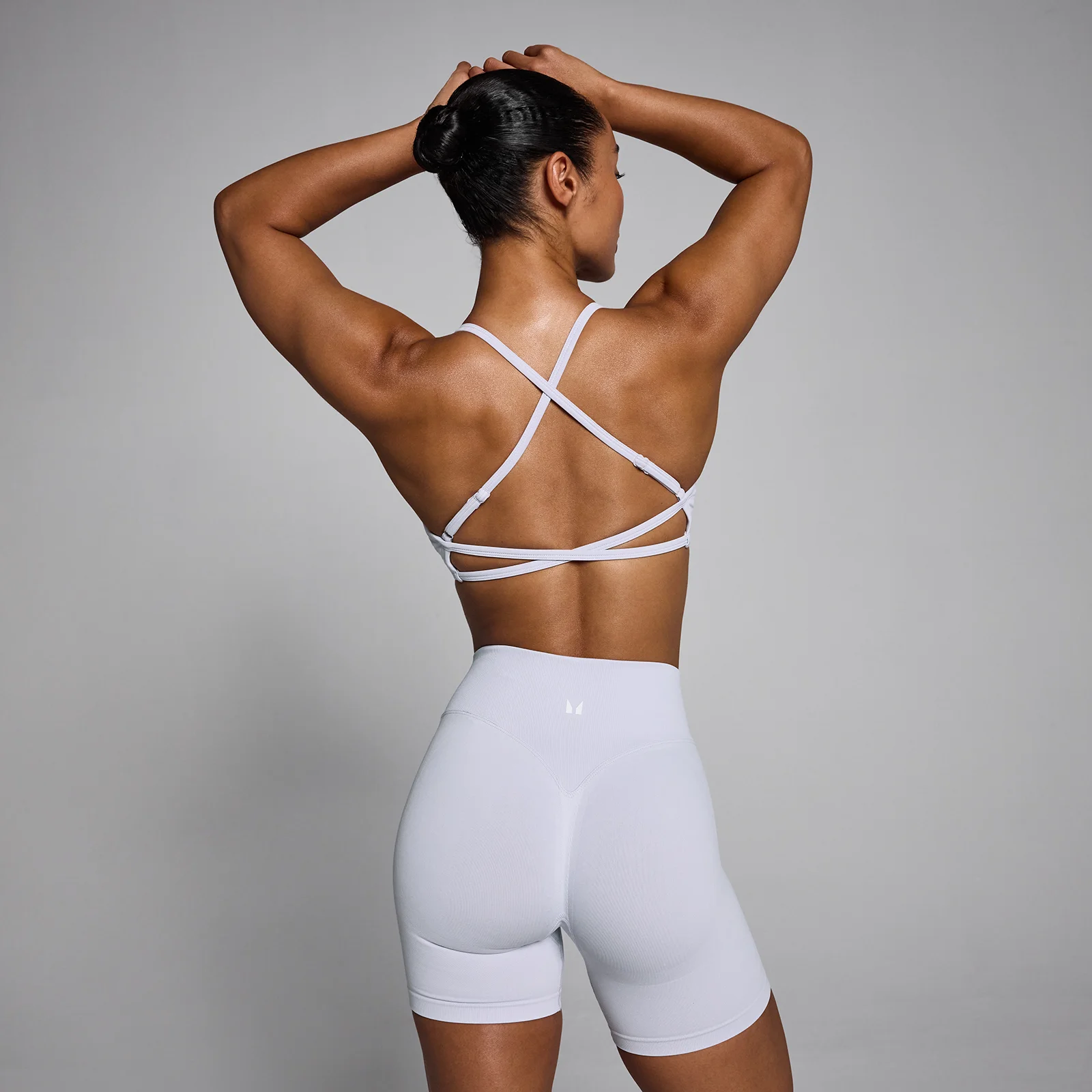 MP Lift Sömlös Strappy BH för Kvinnor - Chalk Dust - M Bild 2
