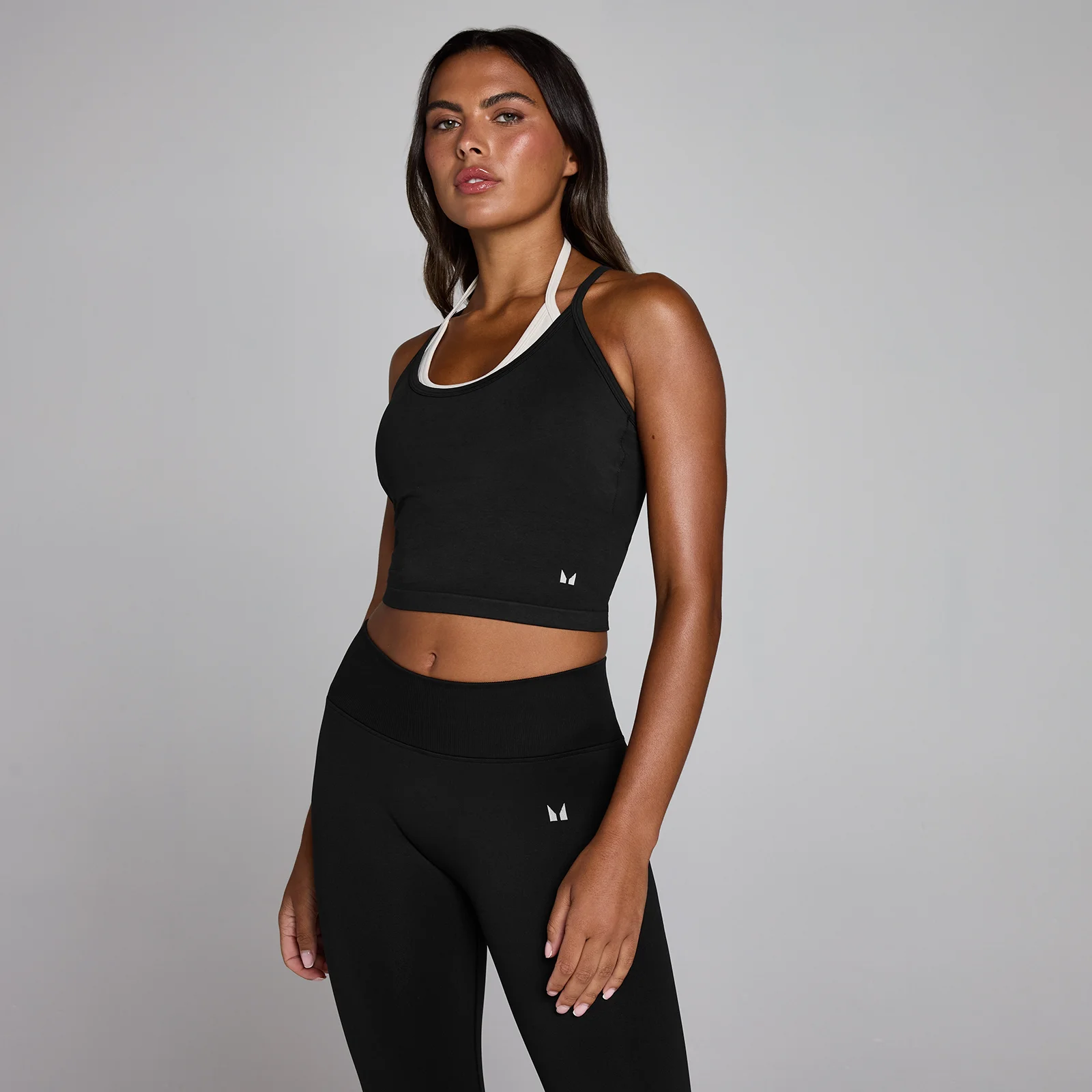 MP Women's Seamless Layered Vest - Washed Black - S Bild 1