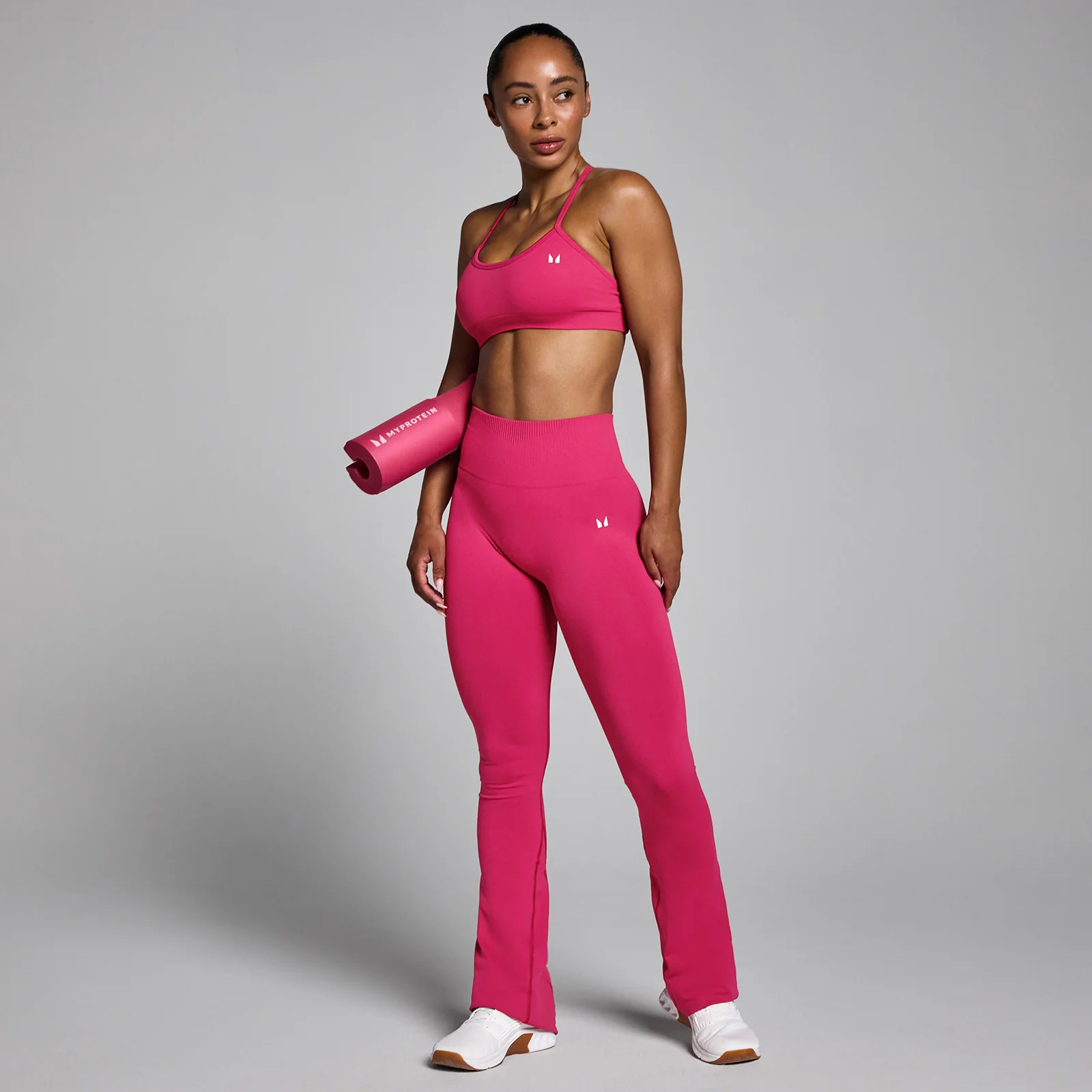 MP Women's Tempo Seamless Flared Leggings - Bold Berry - S Bild 3