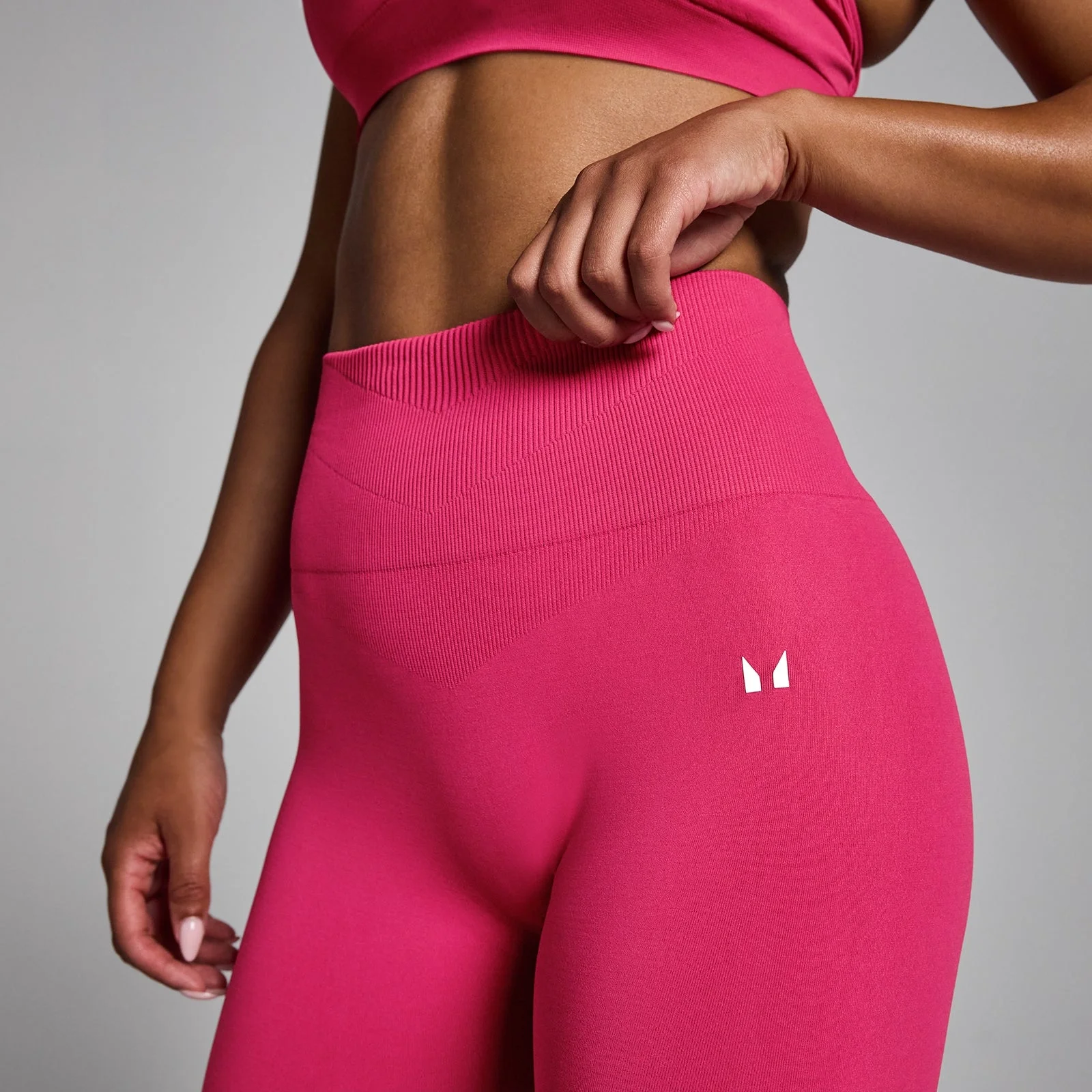 MP Women's Tempo Seamless Flared Leggings - Bold Berry - S Bild 4