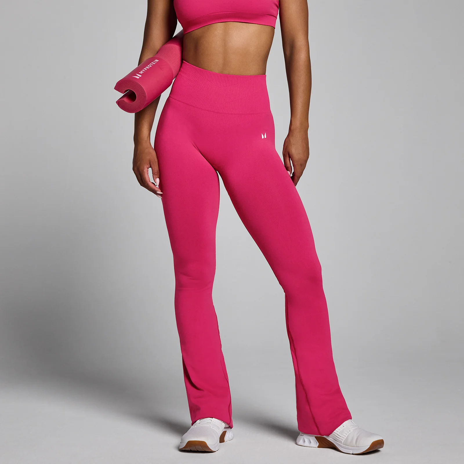 MP Women's Tempo Seamless Flared Leggings - Bold Berry - S Bild 1