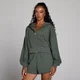MP Women's Lifestyle Zip Through Hoodie - Molngrön