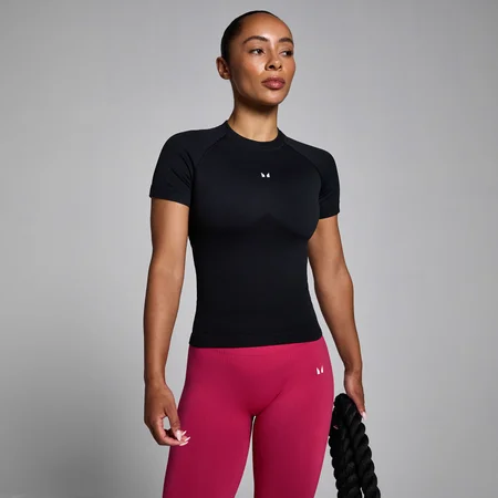 MP Women's Lift Seamless Body Fit T-shirt - Svart