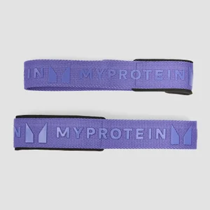 Myprotein lyftremmar med silikongrepp i väska - Power Indigo - Colour Power Indigo