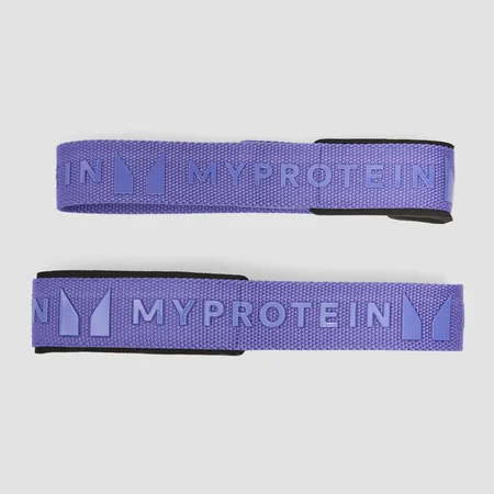 Myprotein lyftremmar med silikongrepp i väska - Power Indigo