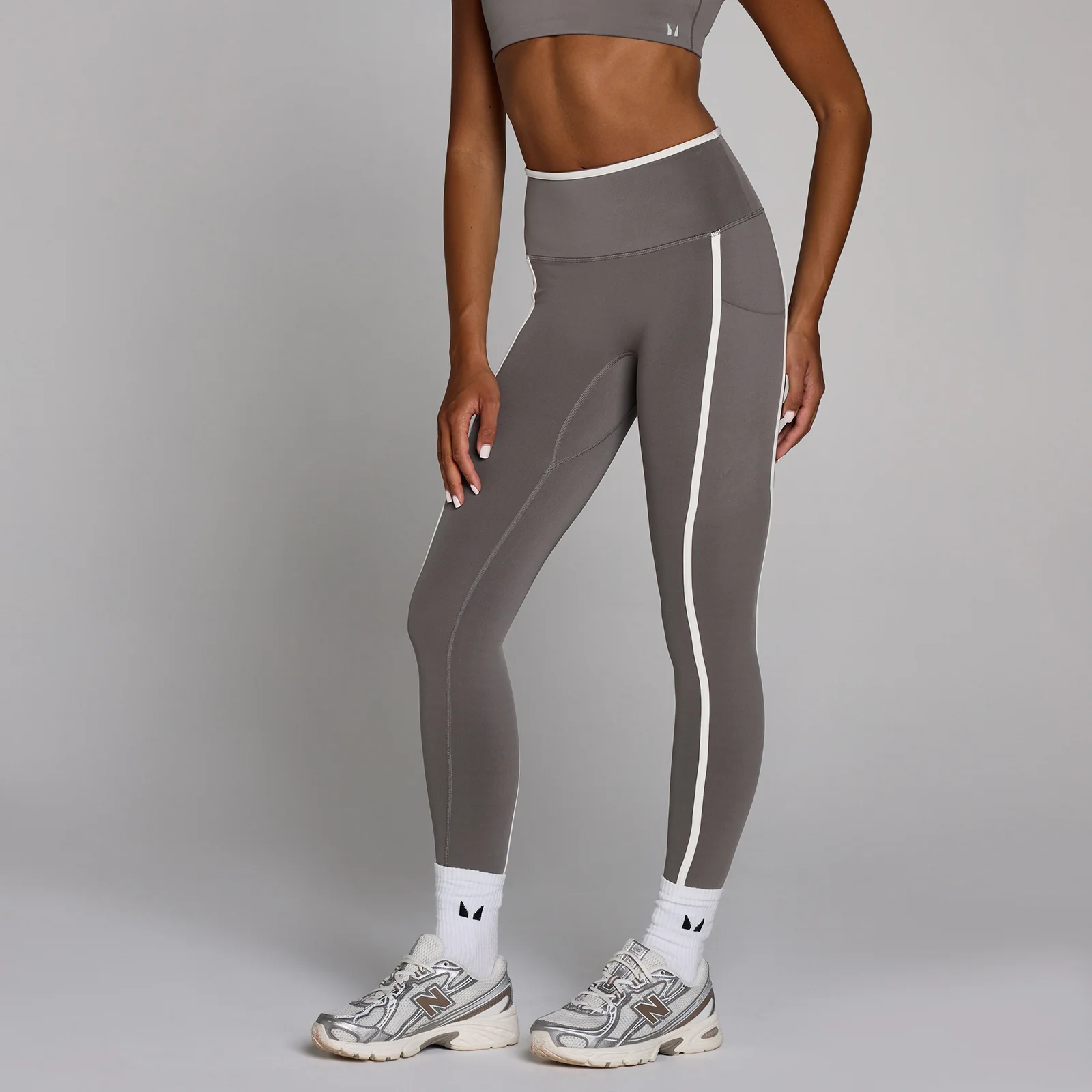 MP Women's Velocity Contrast Legging - Ash Grey - S Bild 1