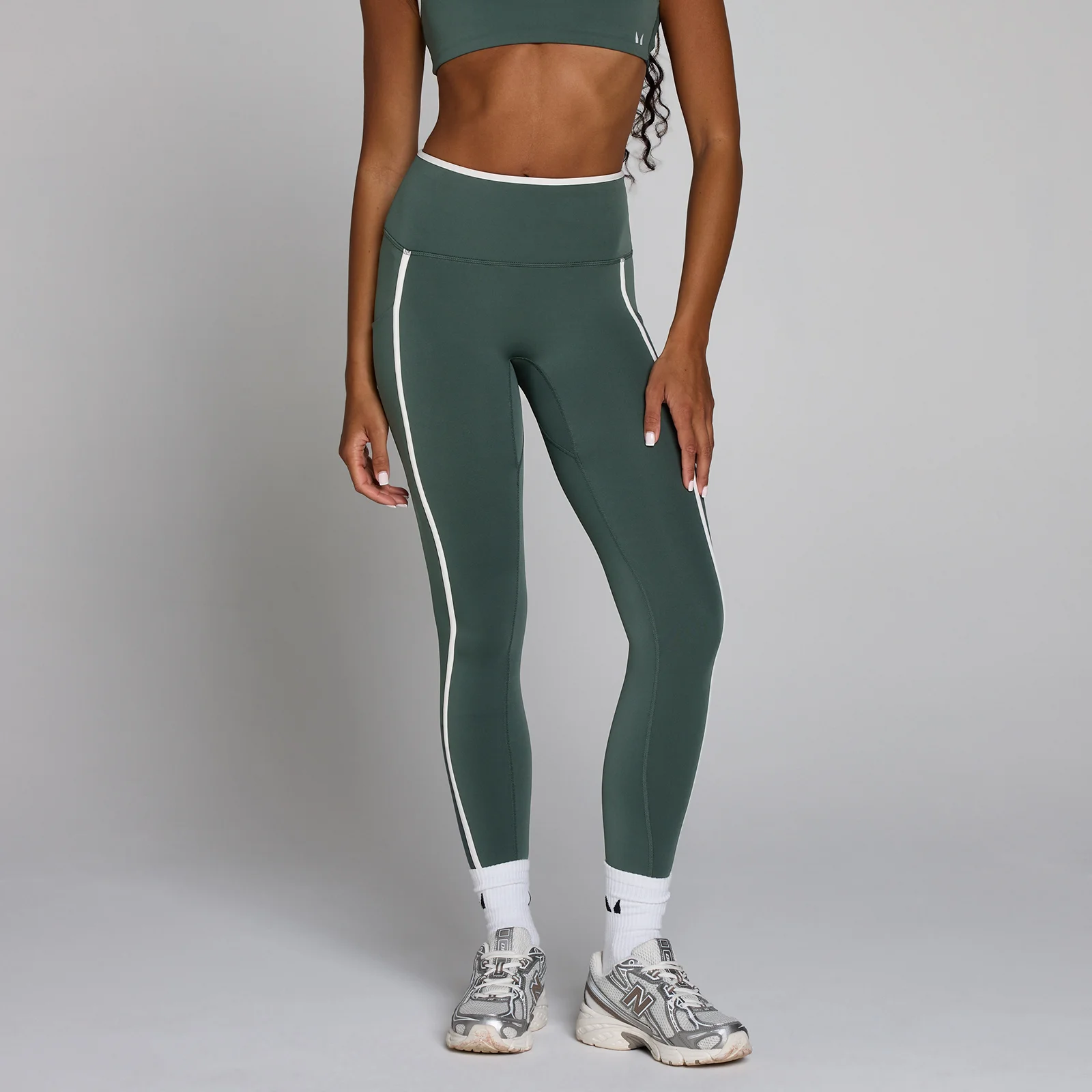 MP Women's Velocity Contrast Legging - Cloudy Green - M Bild 1