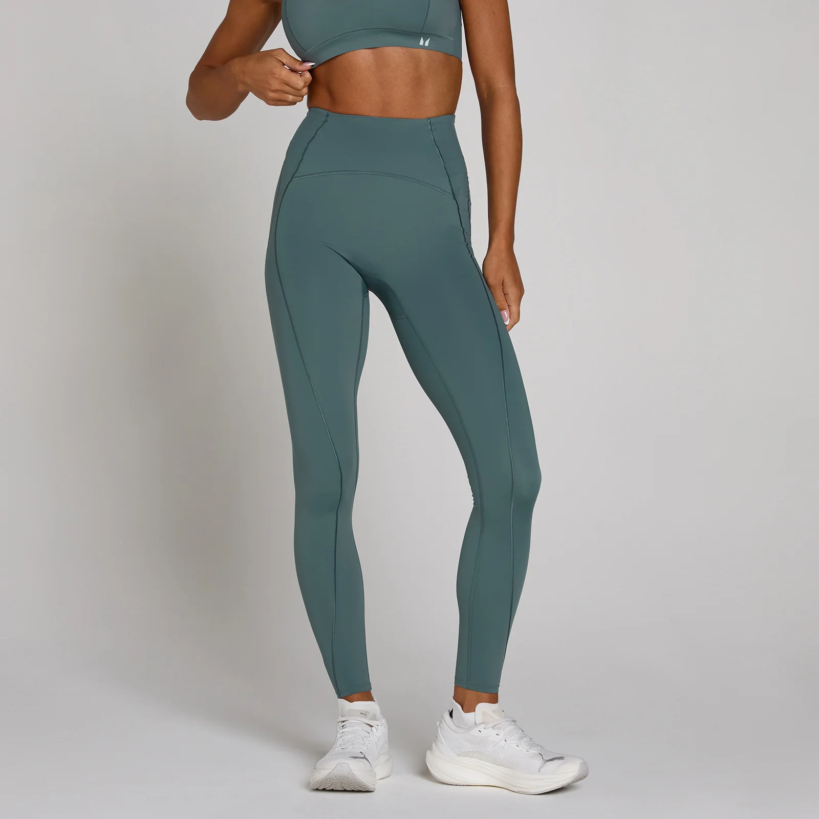 MP Women's Tempo Ultra Curved Stitch Leggings - Future Blue - L Bild 1