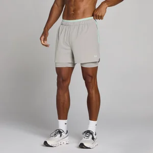 MP Men's Training Ultra 5" 2-in-1 Short - Chalk Grey - Size XS