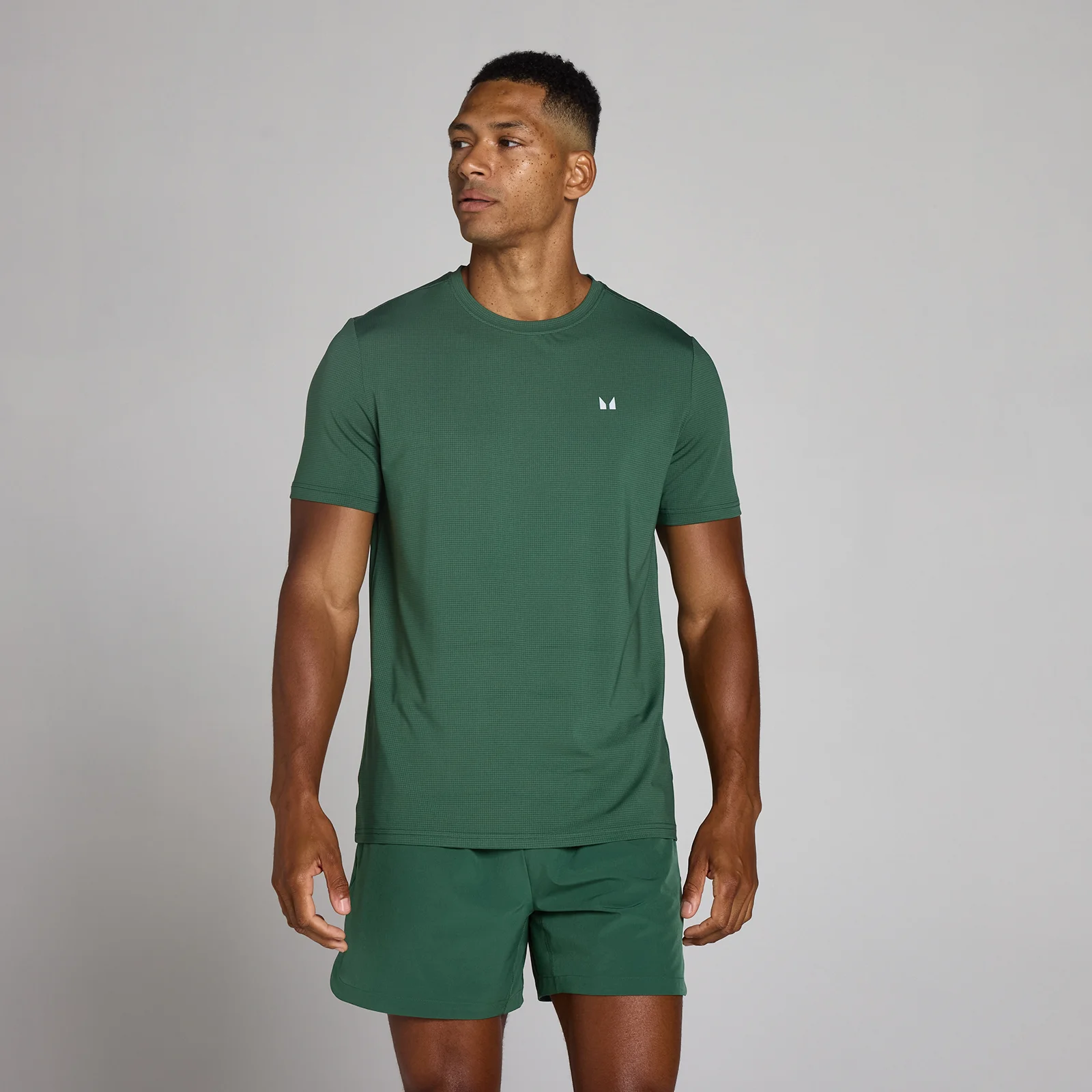 MP Men's Training Grid T-Shirt - Racing Green - M Bild 1