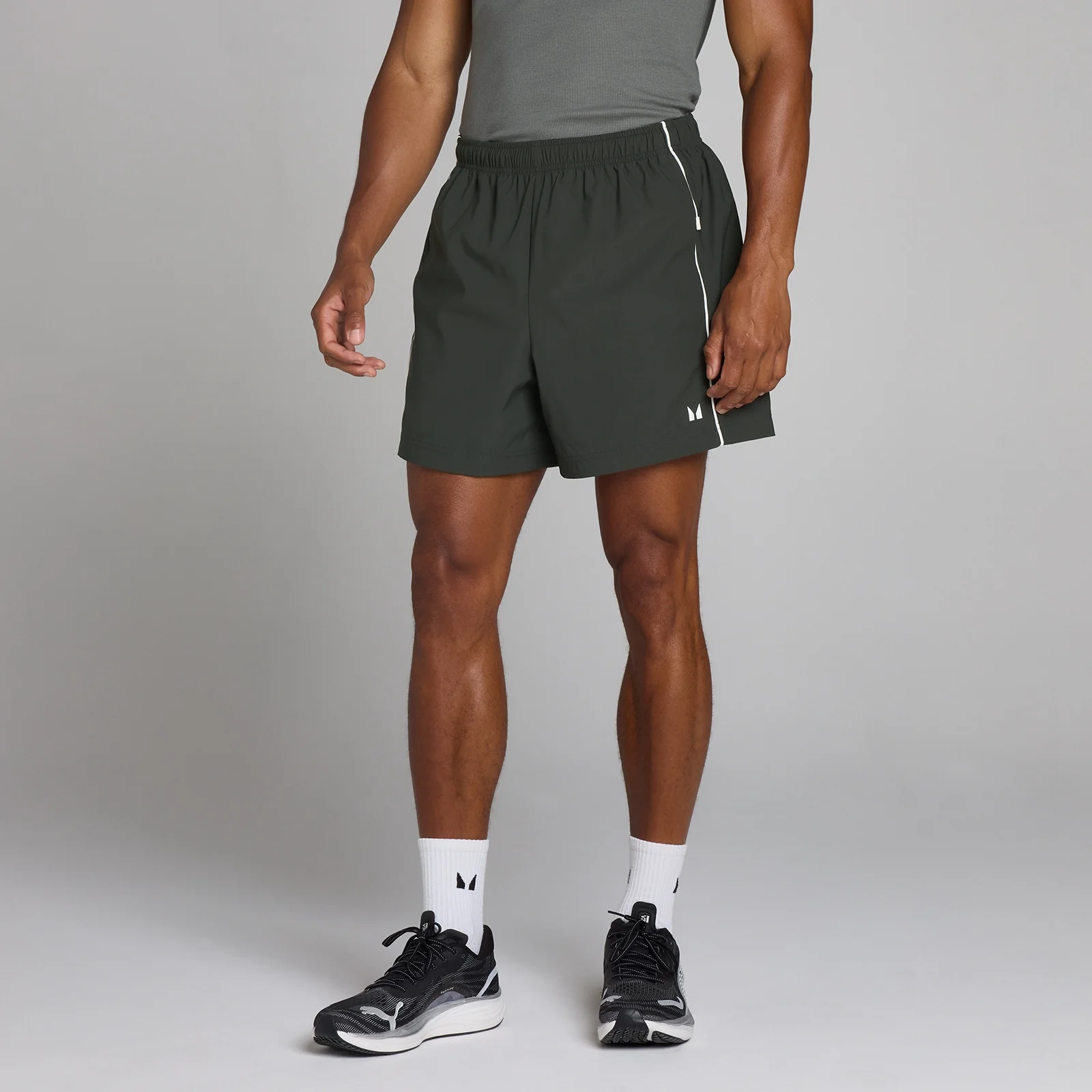 MP Lift vävda track-shorts för män - Tvättad svart - L Bild 1