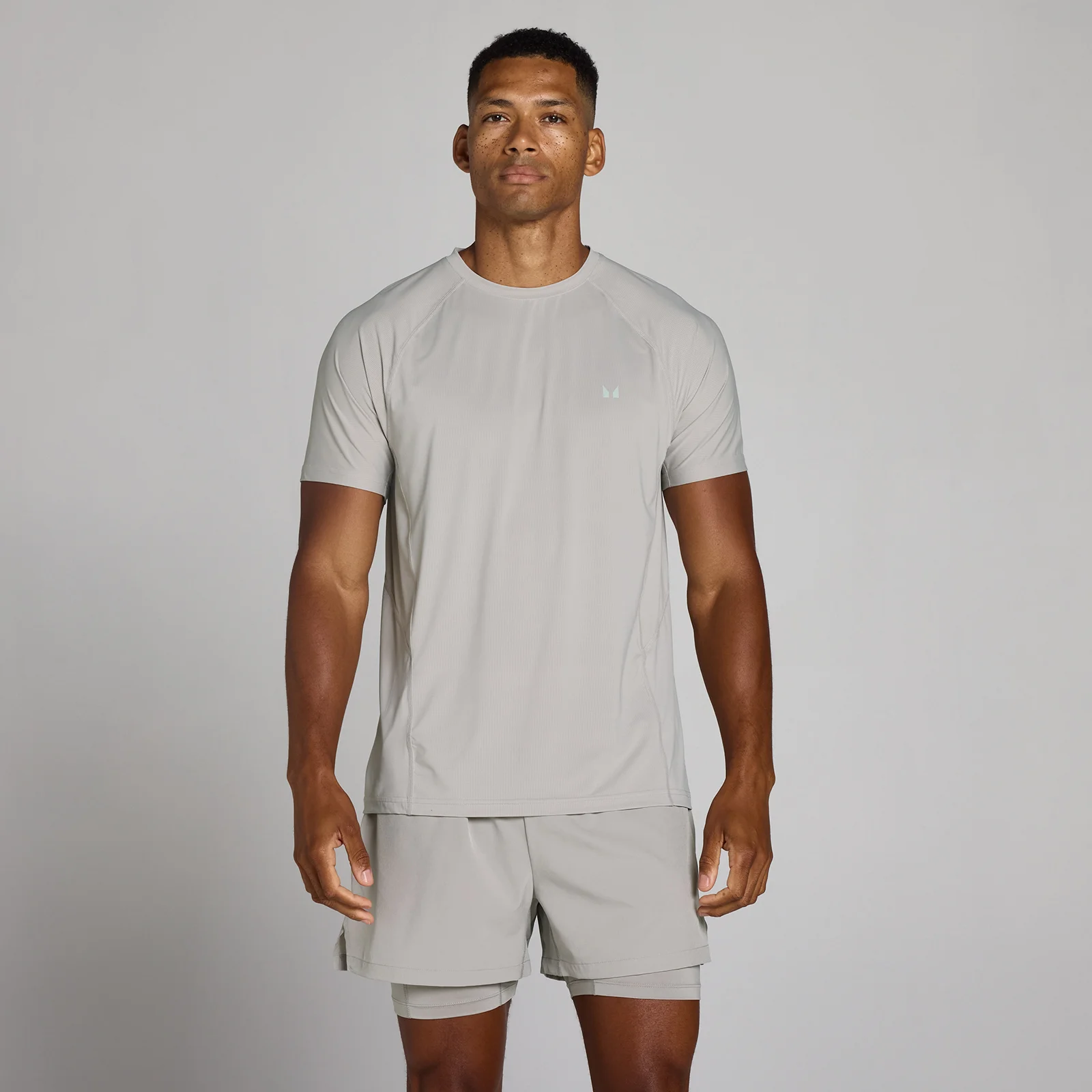MP Men's Training Ultra Mesh T-Shirt - Chalk Grey - XS Bild 1
