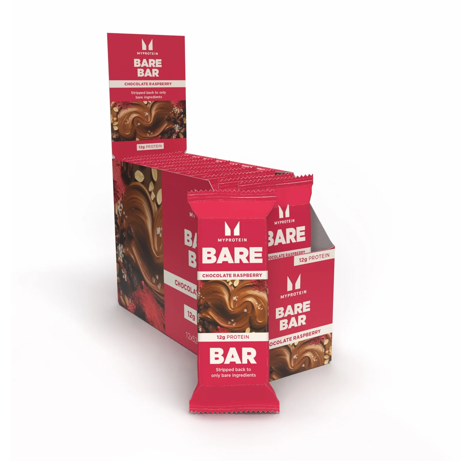 Bare Bar - 12Bars - Dark Choc Raspberry Bild 1