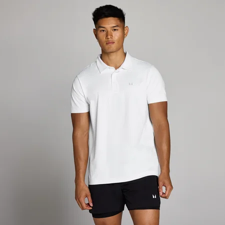 MP Men's Training Polo Shirt - Vit